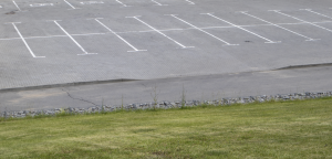 parking lot needs maintenance
